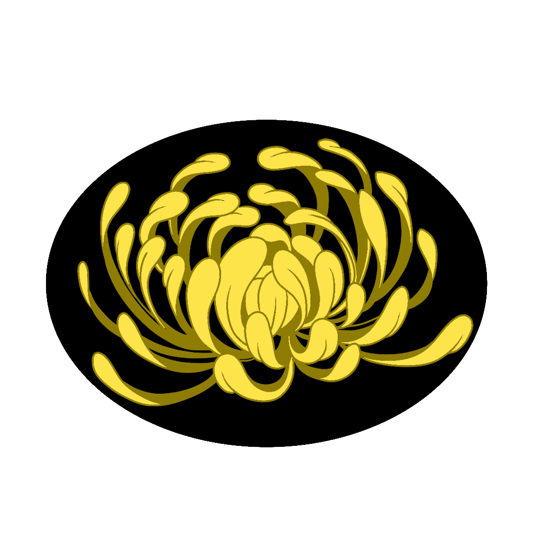 Chrysanthemum Stickers - Matte