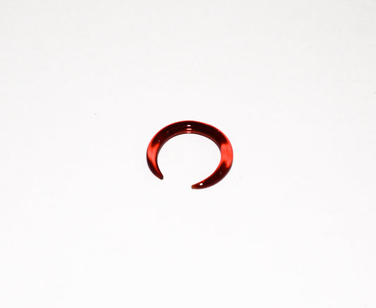 12G (2mm) - Gorilla Glass Simple Septum Pincher - Ruby - Custom size