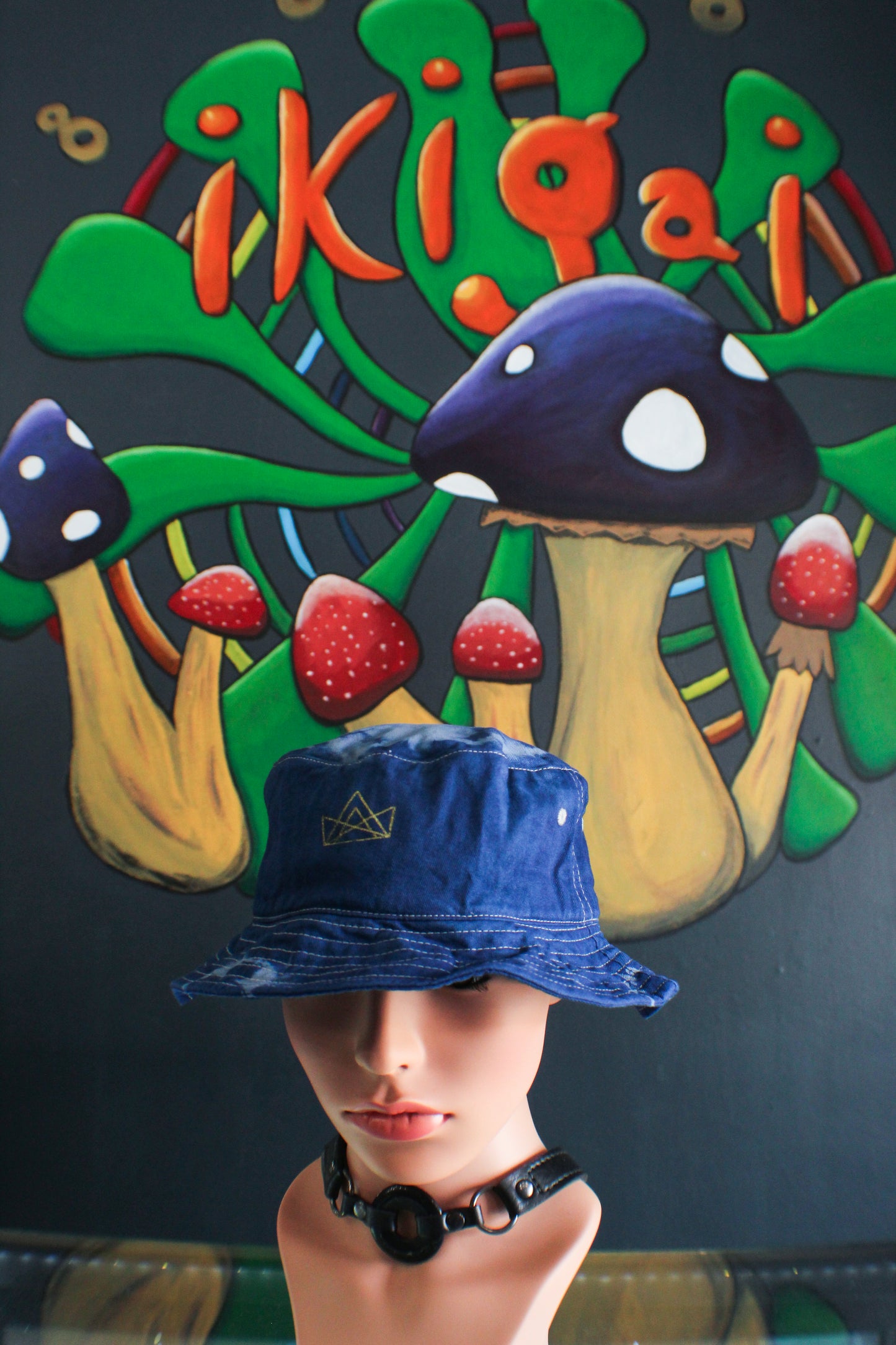 Ikigai Original - Shibori Dyed Bucket Hat - Indigo - Medium size