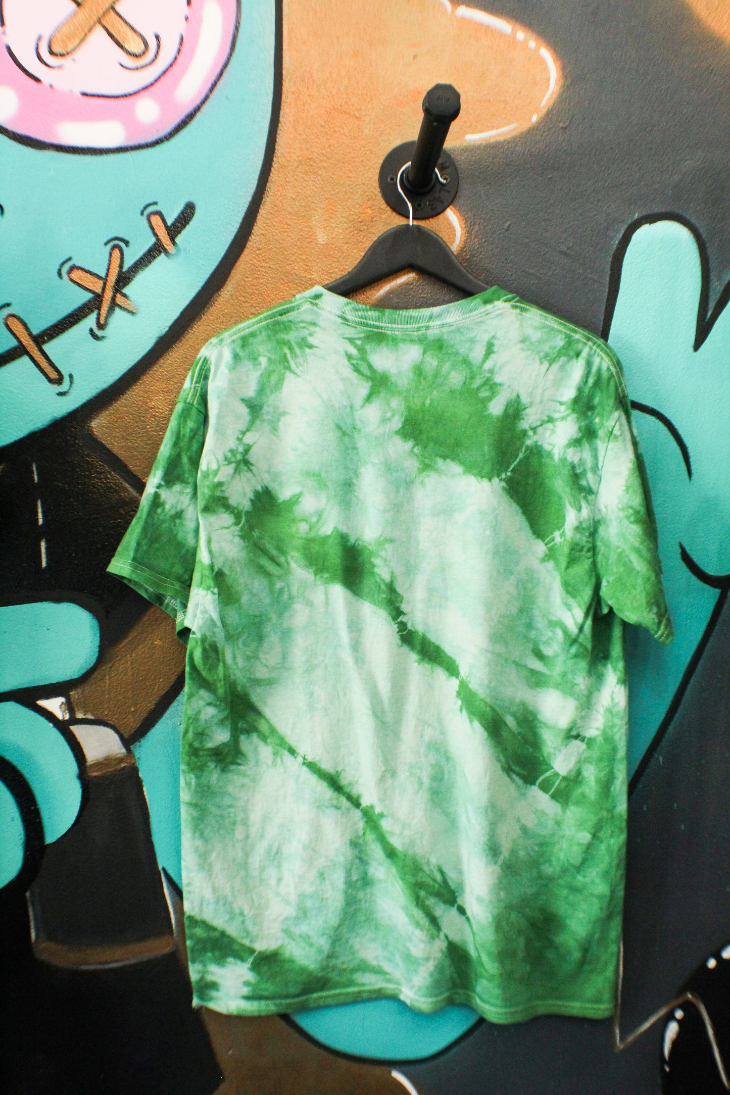 Limited O'side x Yokosuka Shibori Dye Shirt - Green - Large - #2
