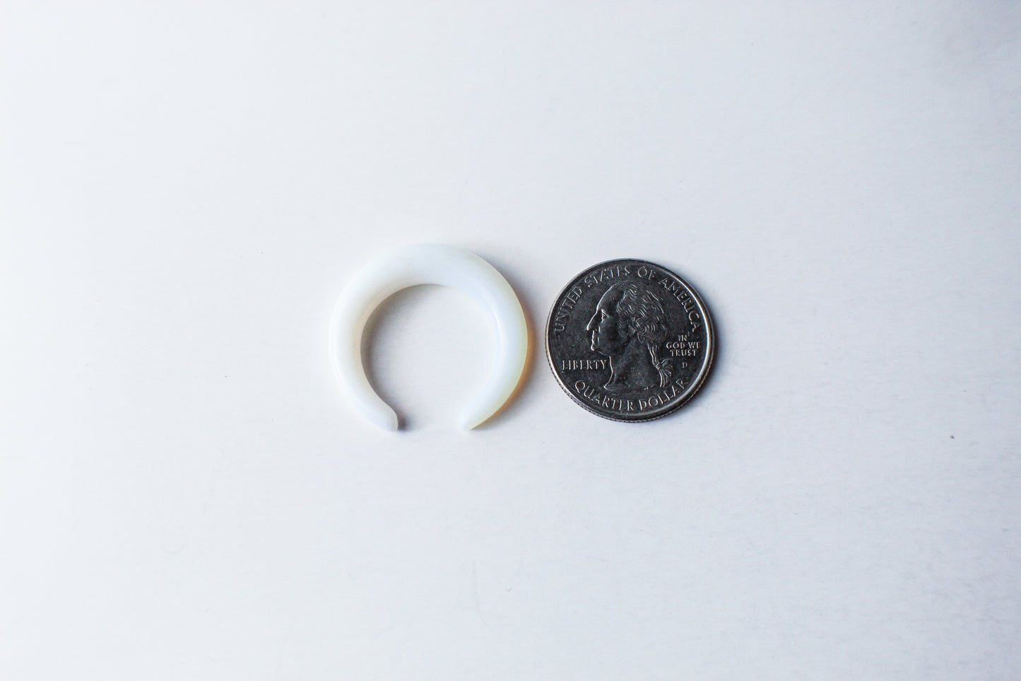 2G (6mm) - Opalite Pinchers - 3/4" diameter