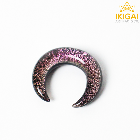 2G (6mm) - Gorilla Glass Dichroic Septum Pincher - Pink - Custom size