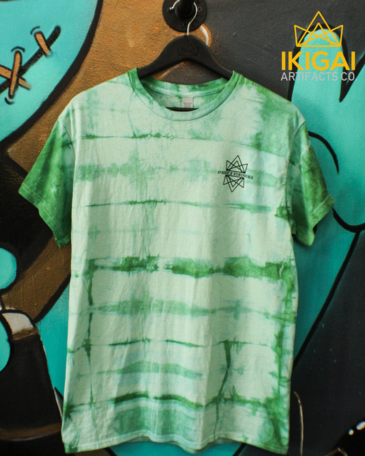 Limited O'side x Yokosuka Shibori Dye Shirt - Green - Medium  - #1