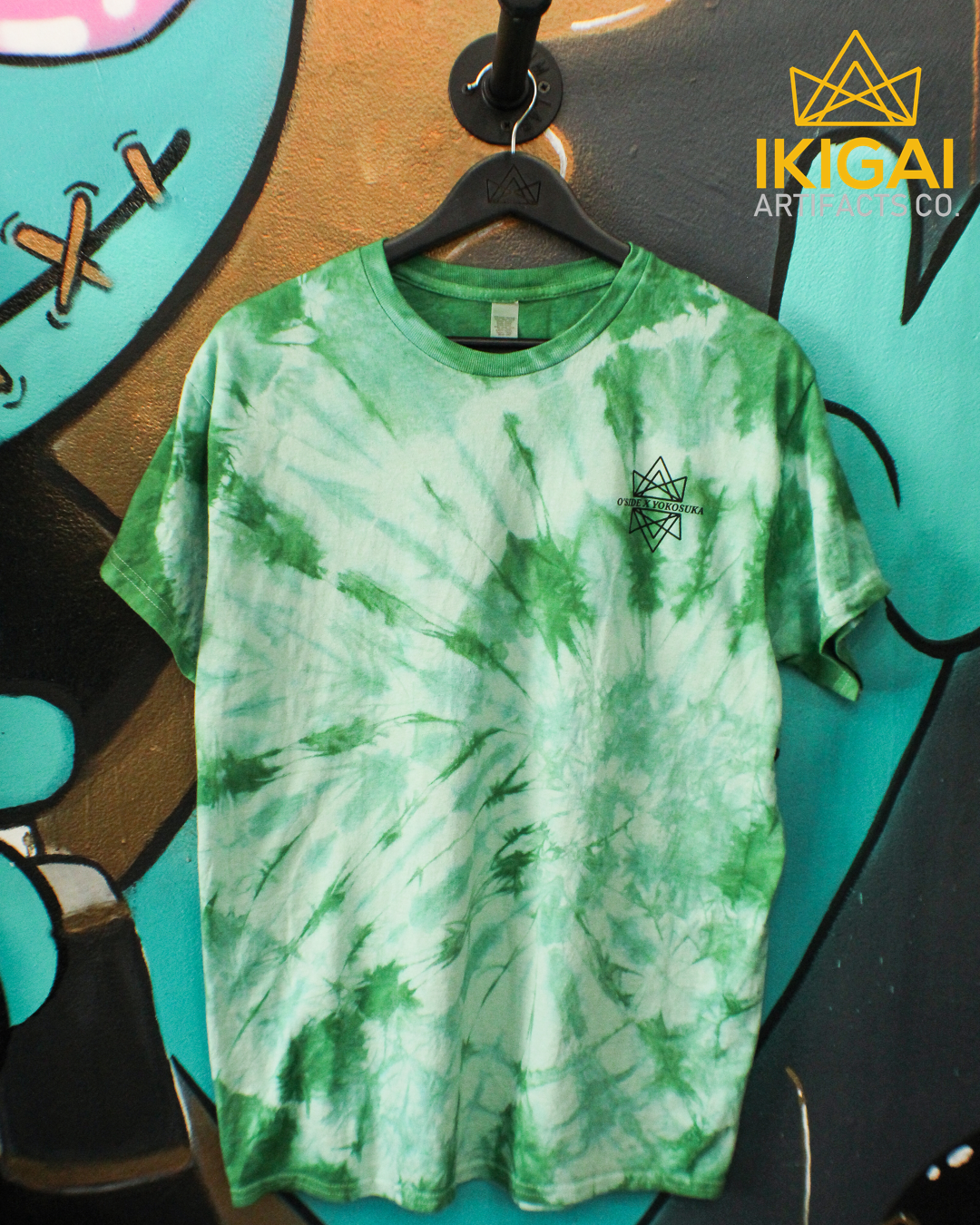 Limited O'side x Yokosuka Shibori Dye Shirt - Green - Medium  - #2