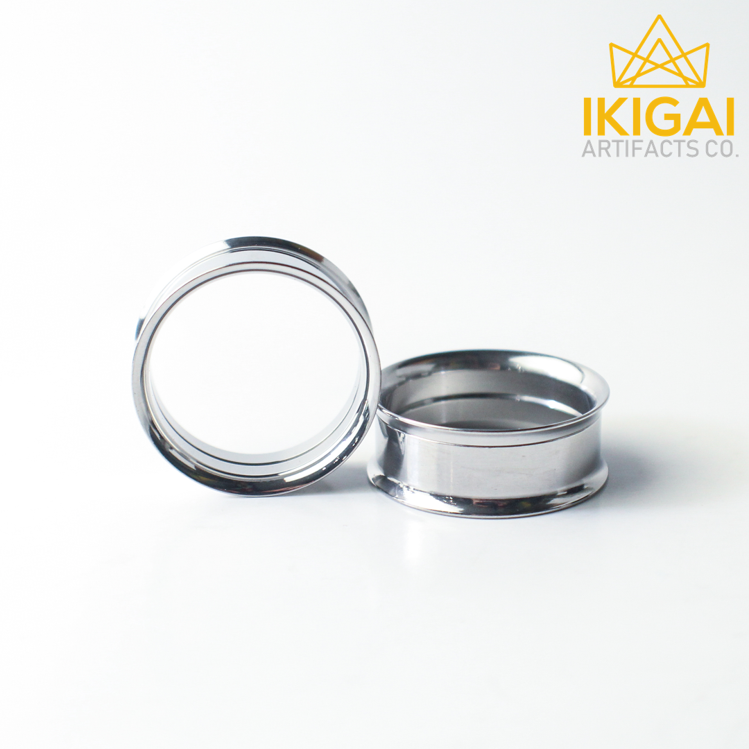 316L Surgical Steel Internally Threaded Tunnels