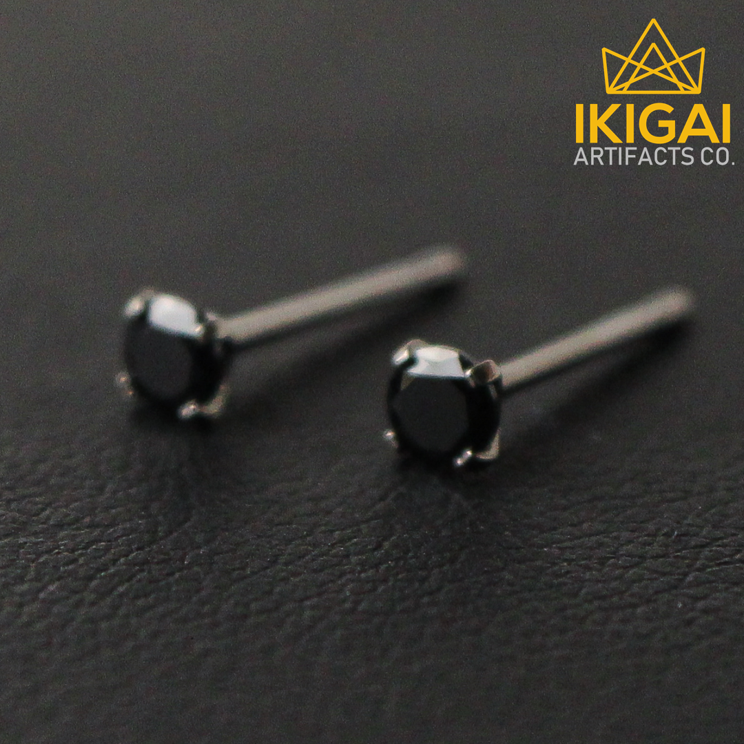Implant Grade Titanium Stud Earrings