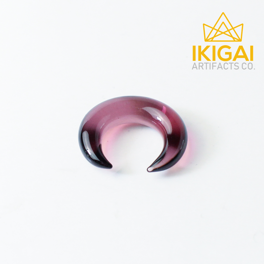 4G (5mm) - Gorilla Glass Simple Septum Pincher - Purple - Custom size