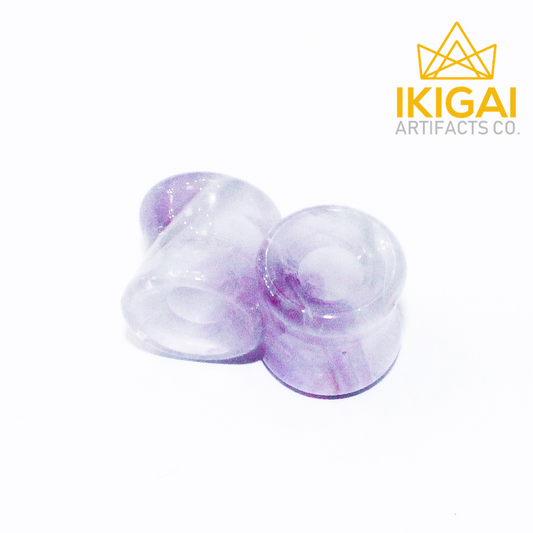 10mm - Amethyst Double Flare Eyelets