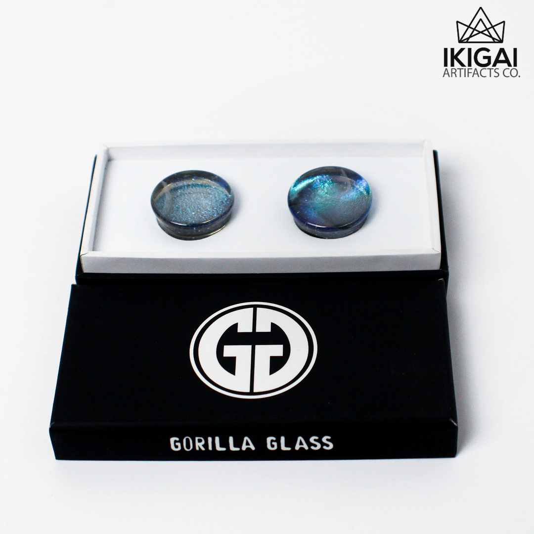 3/4" (19mm) - Gorilla Glass Upcycle Plugs - #633