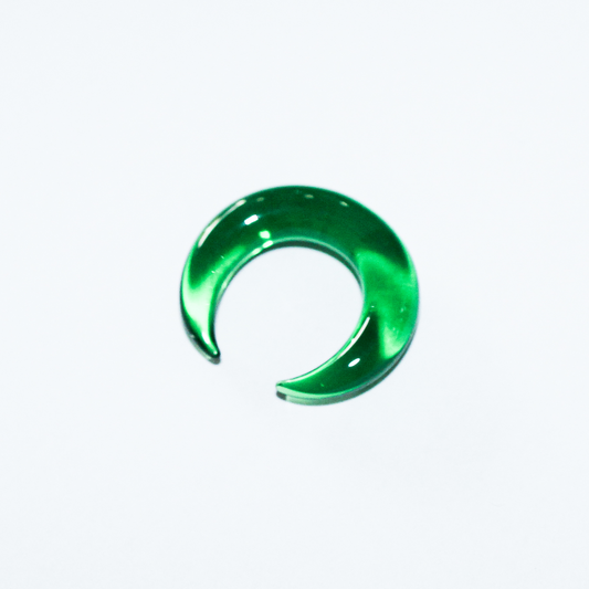 4G- Gorilla Glass Simple Septum Pincher - Emerald