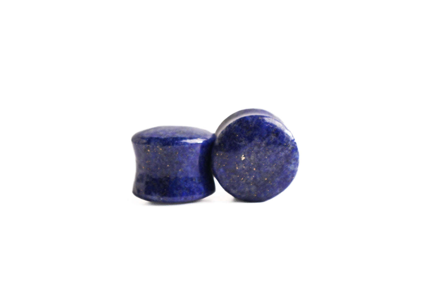 3/4" (19mm) - Lapis Lazuli Double Flare Plugs