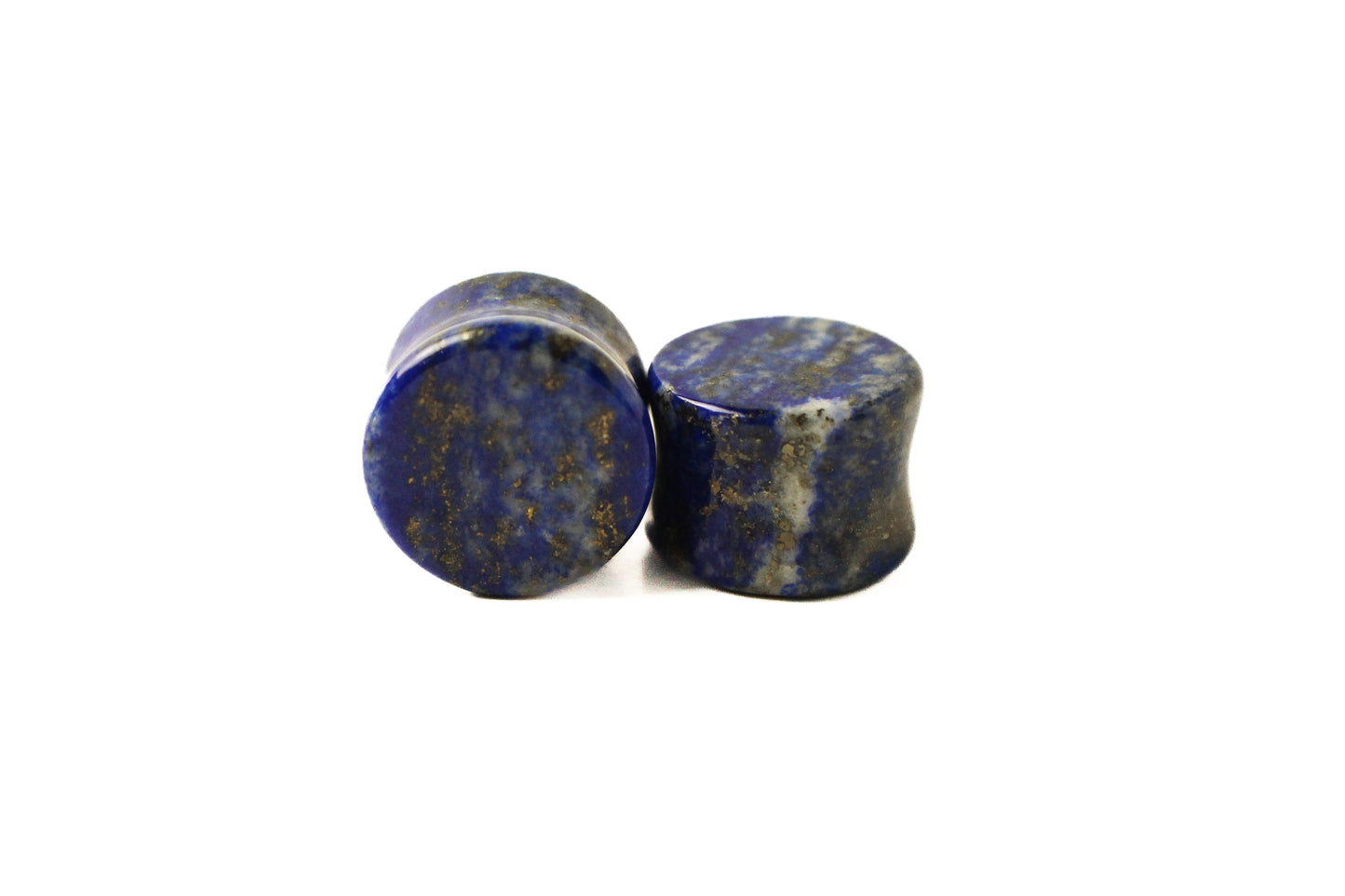 5/8" (16mm) - Lapis Lazuli Double Flare Plugs
