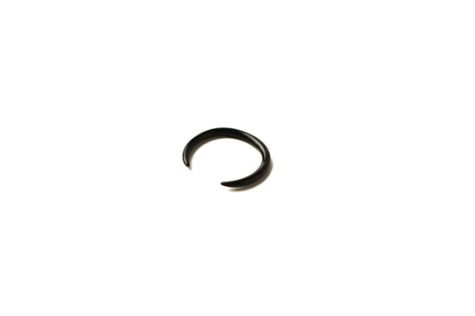 14G (1.6mm) - Gorilla Glass Simple Septum Pincher - Black - Custom size