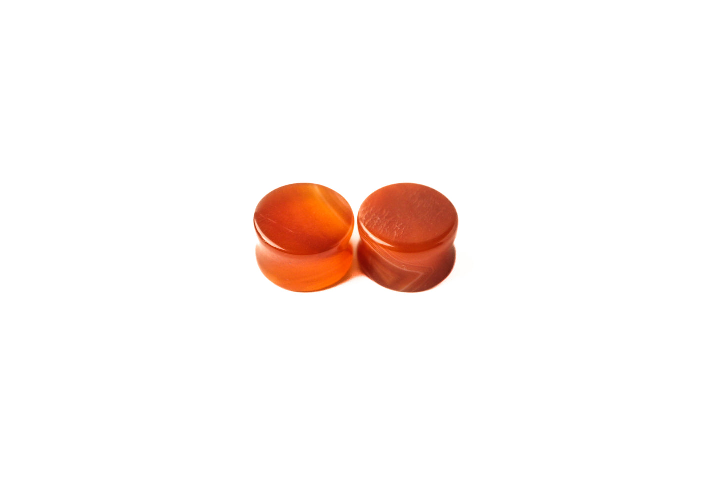 5/8" (16mm) - Agate Double Flare Plugs - #1