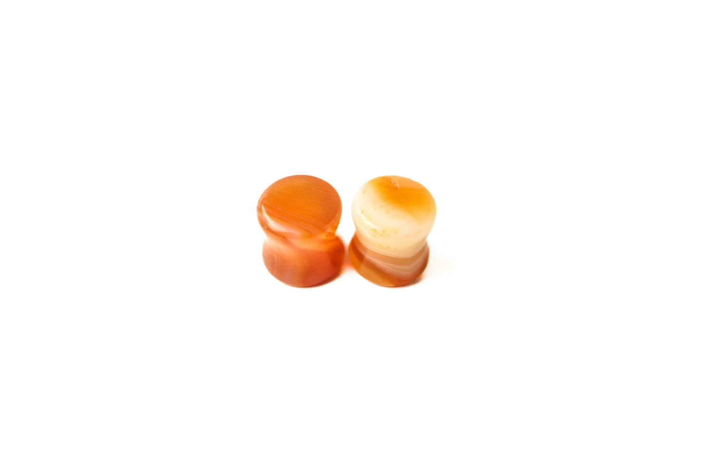 7/16" (11mm) - Agate Double Flare Plugs - #1