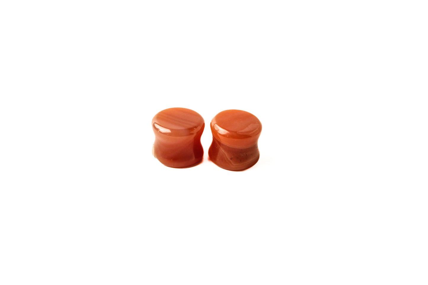 9/16" (14mm) - Agate Double Flare Plugs - #1