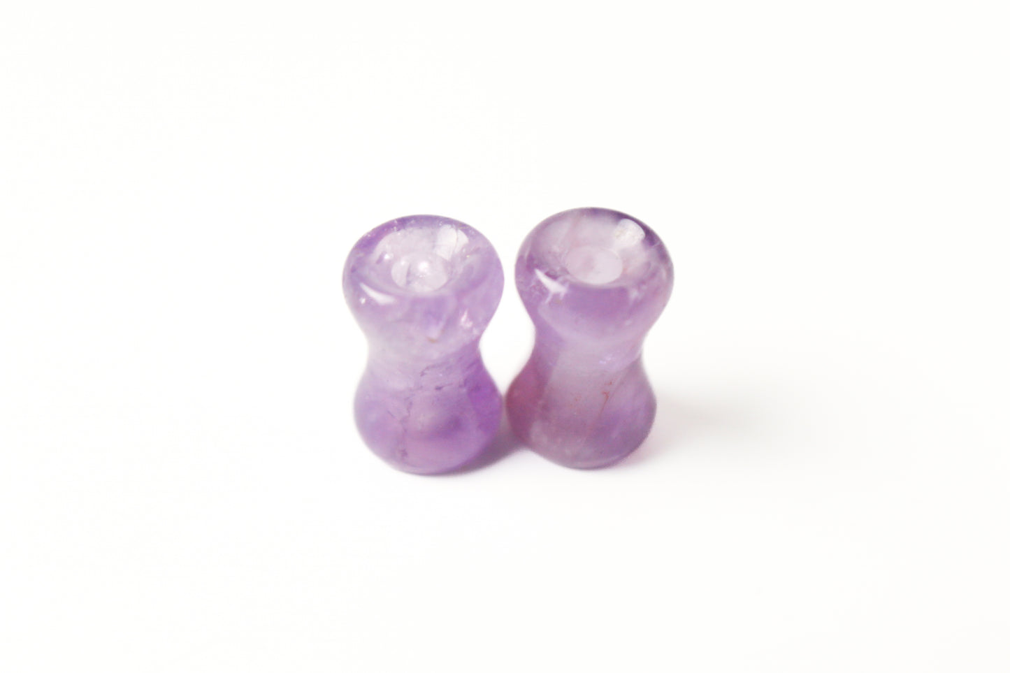 2G (6mm) - Amethyst Double Flare Eyelets