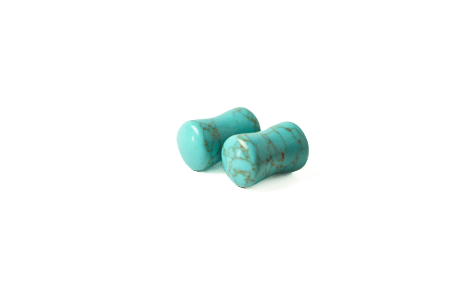 2G (6mm) - Turquoise Double Flare Plugs