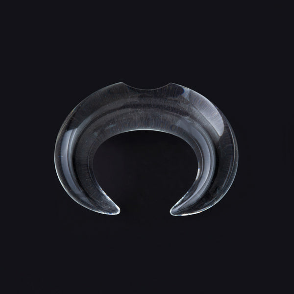 14G (1.6mm) - Gorilla Glass Long Septum Pincher - Standard size