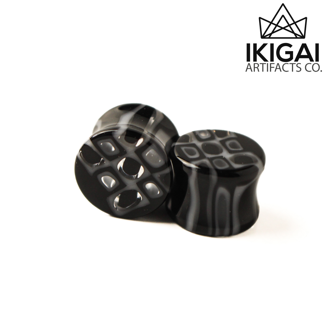 1/2" (12.7mm) - Gorilla Glass Upcycle Plugs - #369