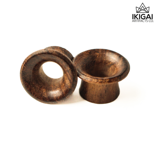 9/16" (14mm) - Mayan Flare Wooden Plugs