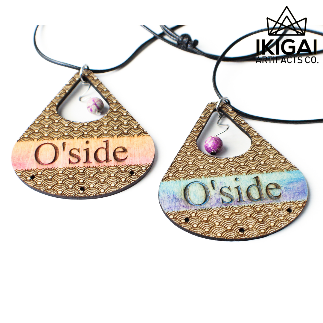 O'side Ikigai Wave Necklaces - Sunrise & Sunset